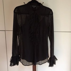 Pamela Dennis Sheer Blouse and Camisole